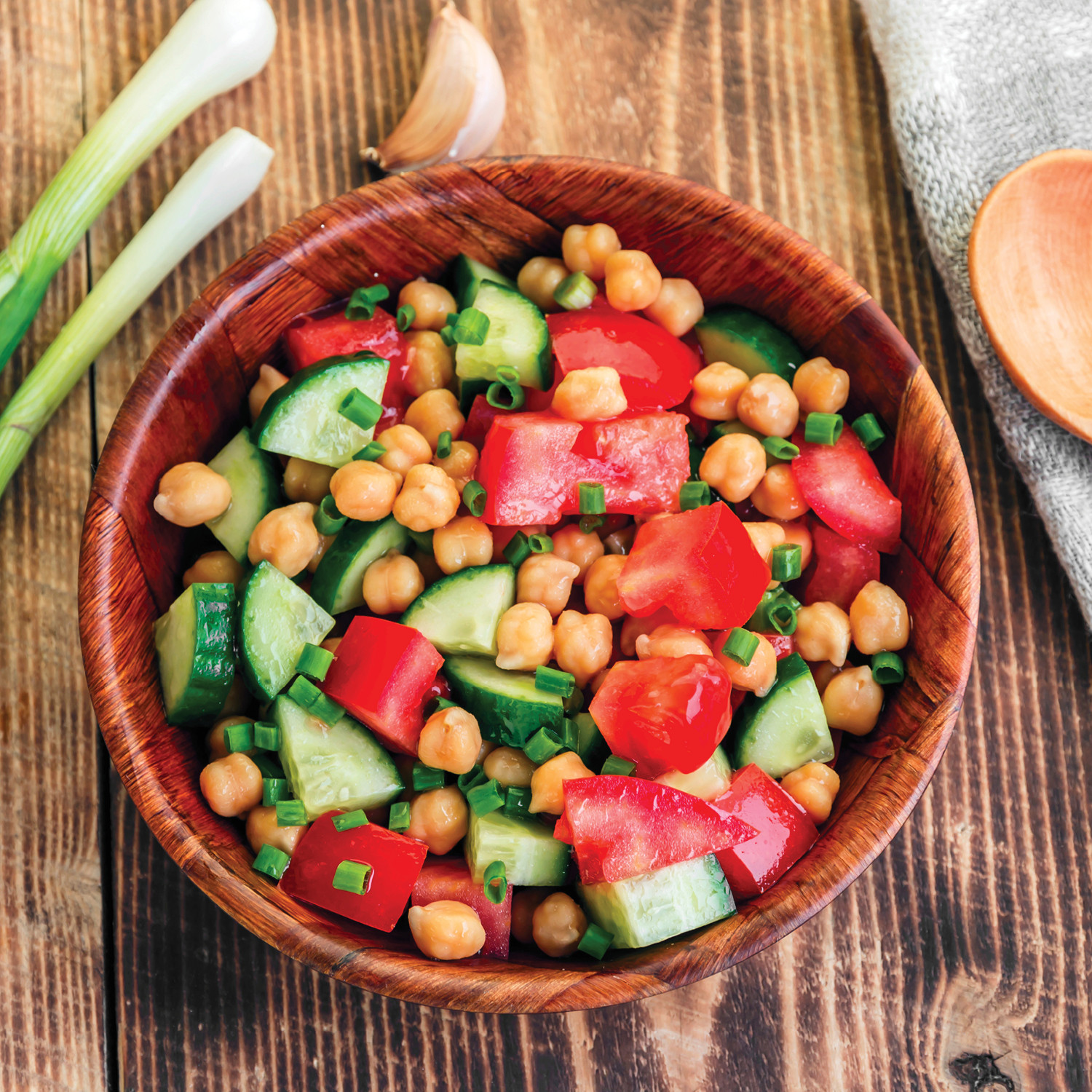 Green Goddess Salad with Chickpeas